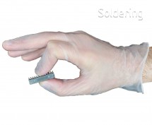 ESD pracovní rukavice, velikost M, 100ks/bal
