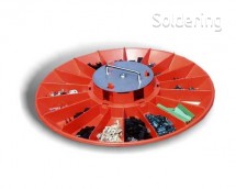 Náhradní talíř do karuselů, oranžový, 600mm, neESD, 4ks/bal