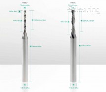 Fréza na DPS CA20LL, Ød:1,20mm, L2:7,0mm